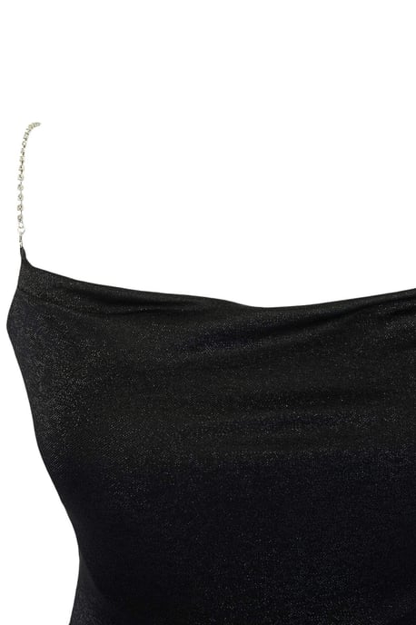 Trendyol Curve Damen Schwarz Einfarbig Maxi Ärmellos Elegant/Abend A-Linie Große Größen Kleid - Image 4