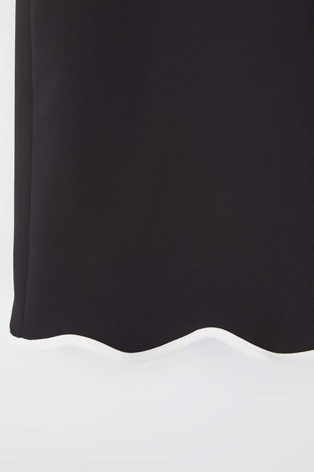 Trendyol Curve Colour-Block A-Linien Kleid ärmellos, Kurz/Minikleid, große Größen - Schwarz - Image 5