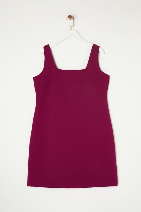 Trendyol Curve Damen Lila Einfarbig Kurz / Mini Ärmellos Abend / Alltag A-Linie Große Größen Kleid - Image 5