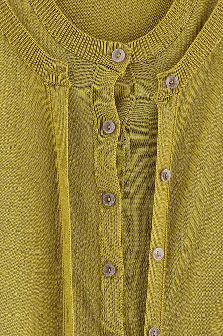 Trendyol Curve Langärmeliger Cardigan, regular fit, große Größen - Grün - Image 3