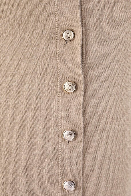 Trendyol Curve Damen Beige Einfarbig Lang Regular Fit Große Größen Cardigans - Image 2