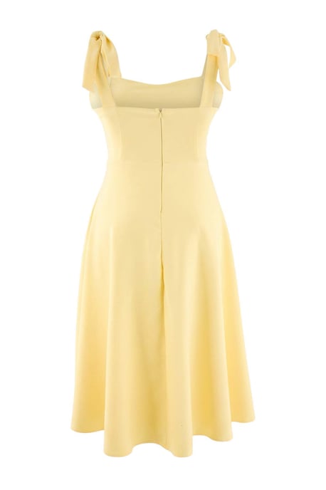 Trendyol Curve Damen Gelb Einfarbig Maxi Ärmellos Elegant/Abend A-Linie Große Größen Kleid - Image 2