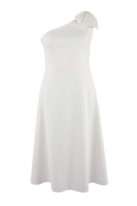 Trendyol Curve Damen Ecru Einfarbig Maxi Ärmellos Elegant/Abend Bodycon Große Größen Kleid - Image 3