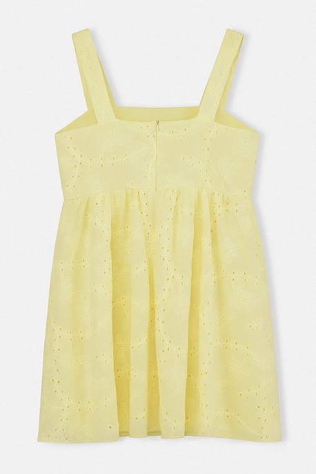Trendyol Curve Damen Gelb Einfarbig Maxi Ärmellos Casual A-Linie Große Größen Kleid - Image 5