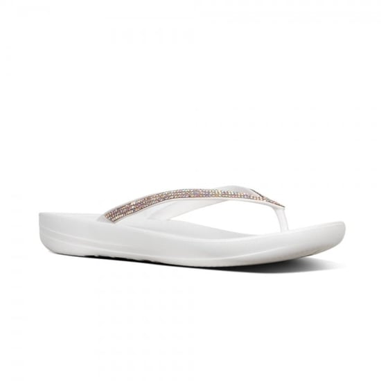Fitflop Iqushion Sparkle Damen Flip-Flops Urban Weiß - Image 3