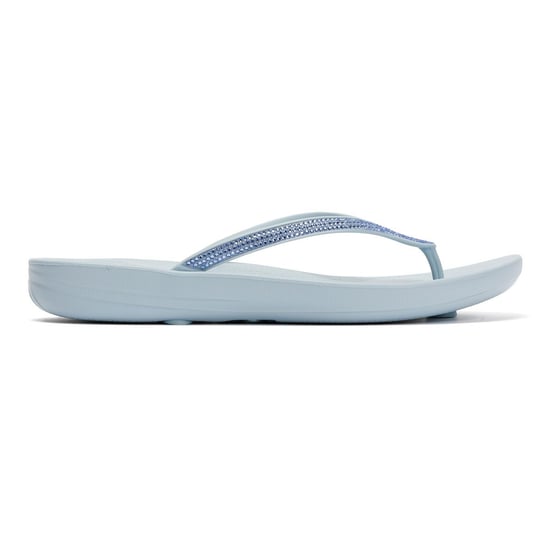 FitFlop Iqushion Sparkle Damen Flip-Flops in Wolkenblau - Image 5