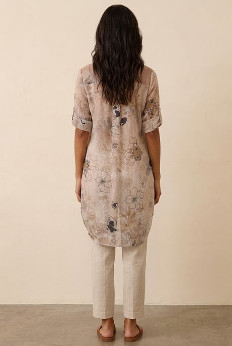Botanical Breeze Longline-Hemd - Image 3