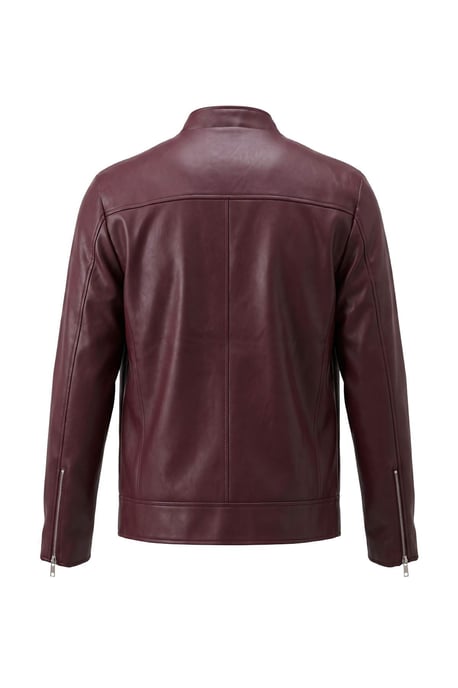 Trendyol Curve Damen Bordeaux Einfarbig Lang Tailliert Große Größen Mäntel - Image 5