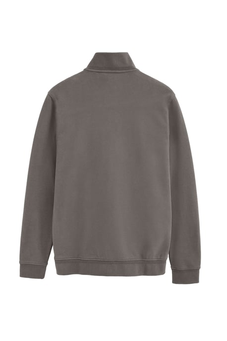 Sweatshirt mit Reißverschluss, hohem Kragen und Rigby Go Stickerei asphaltgrau - Image 2