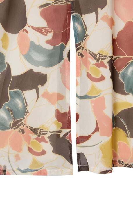 Trendyol Curve Damen Mehrfarbig Grafik Maxi Ärmellos A-Linie Große Größen Kleid - Image 5