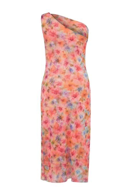 Trendyol Curve Damen Mehrfarbig Einfarbig Maxi Ärmellos Party Bodycon Große Größen Kleid - Image 2