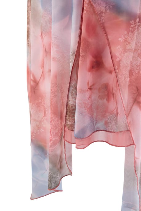 Trendyol Curve Damen Mehrfarbig Farbverlauf Maxi Ärmellos A-Linie Große Größen Kleid - Image 5