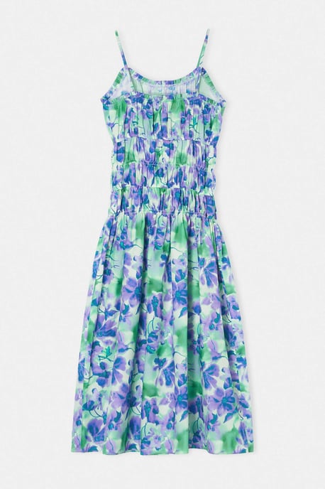 Trendyol Curve Damen Mehrfarbig Geblümt Maxi Ärmellos A-Linie Große Größen Kleid - Image 4