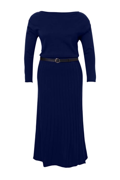 Trendyol Curve Damen Blau Einfarbig Maxi Lang Abend / Alltag A-Linie Große Größen Kleid - Image 5