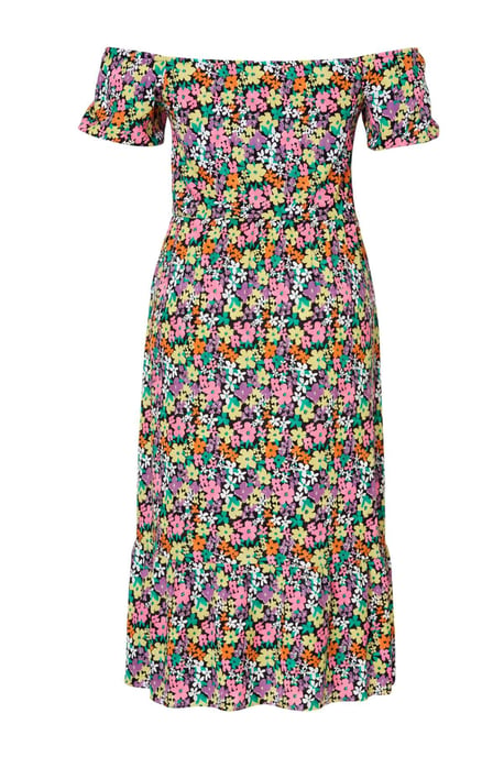 Trendyol Curve Damen Mehrfarbig Geblümt Maxi Kurz Elegant/Abend A-Linie Große Größen Kleid - Image 5