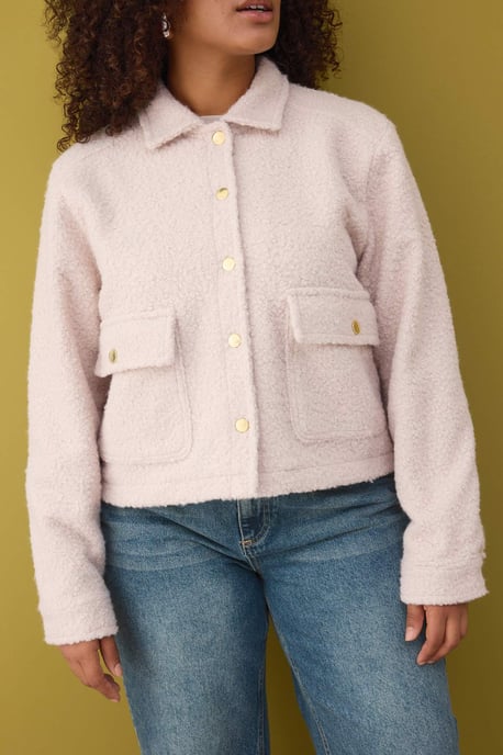 Trendyol Curve Damen Ecru Einfarbig Regular Fit Große Größen Mäntel - Image 2