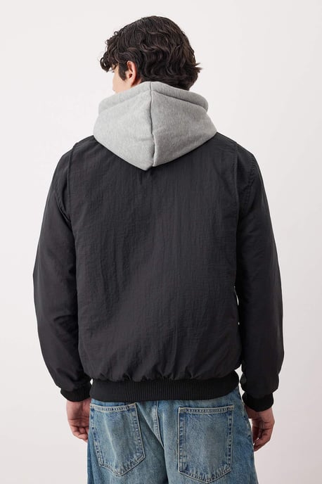 TRENDYOL MAN Herren Schwarz Einfarbig Lang Regular Fit Winter Jacken - Image 5