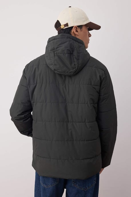 TRENDYOL MAN Herren Khaki Einfarbig Lang Regular Fit Winter Jacken - Image 3