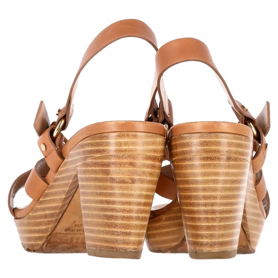 Fratelli Rossetti – Blockabsatz-Sandalen aus braunem Leder - Image 4