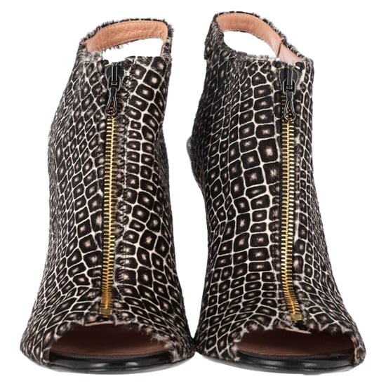 Roland Mouret – Bedruckte High-Heel-Stiefel aus mehrfarbigem Ponyhaar - Image 3