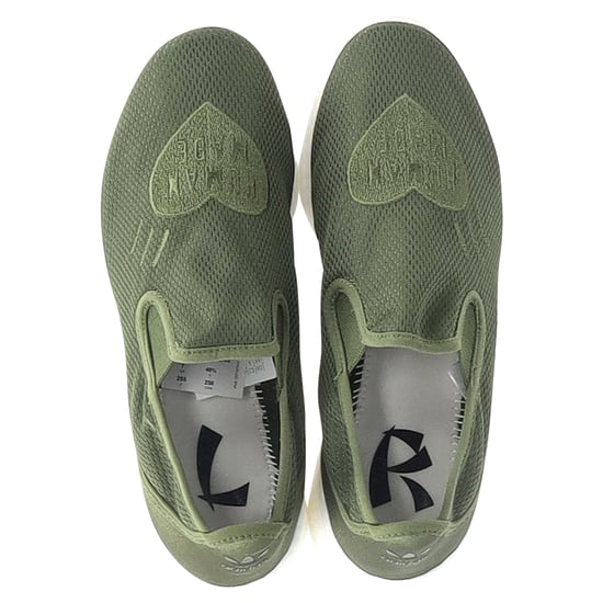 Adidas Originals Human Made Pure Slip-On-Sneaker aus Mesh mit Logo-Applikation aus grünem Synthetik - Image 6