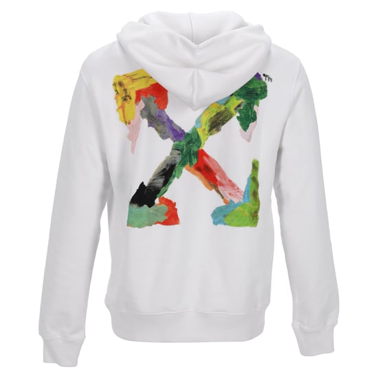 Off-White Hoodie weiß mit Print - Image 3