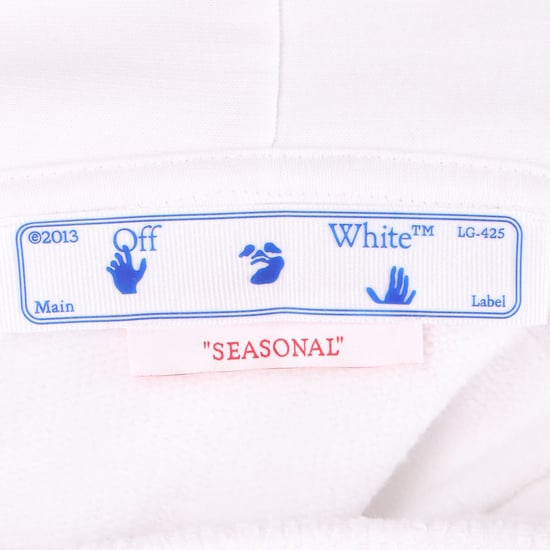 Off-White Hoodie weiß mit Print - Image 4