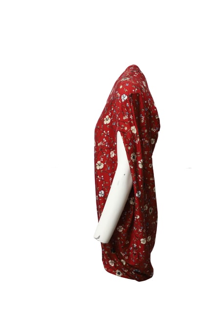 Alexander McQueen Pre-owned Asymmetrisches, drapiertes Kleid mit Rückenausschnitt aus Wolle, Blumenprint - Mehrfarbig - Image 2