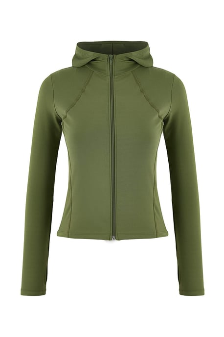 TRENDYOLMİLLA Damen Khaki Einfarbig Tailliert Sport- Blazer - Image 5