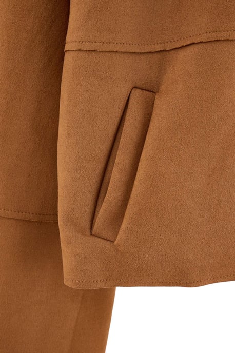 Trendyol Curve Damen Dunkelblau Einfarbig Lang, Regular Fit Große Größen Blazer - Image 4