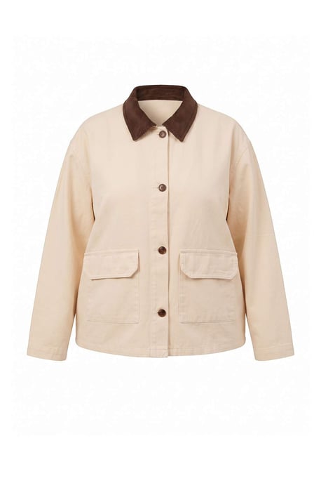 Trendyol Curve Damen Ecru Einfarbig Lang Regular Fit Große Größen Blazer - Image 5