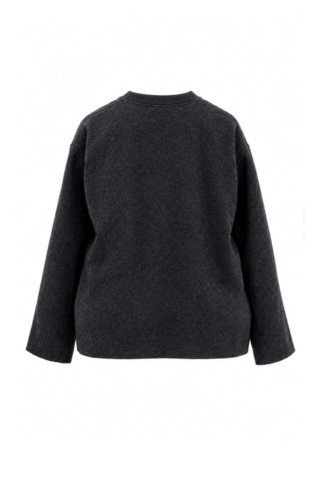 Trendyol Curve Damen Grau Einfarbig Lang, Regular Fit Große Größen Blazer - Image 2