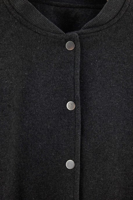 Trendyol Curve Damen Grau Einfarbig Lang, Regular Fit Große Größen Blazer - Image 3