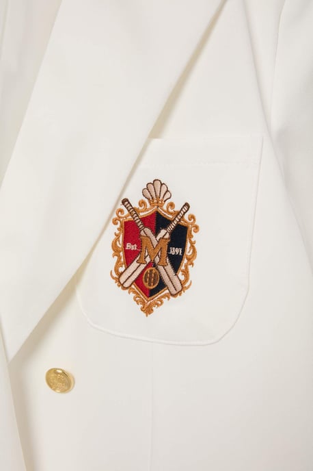 Trendyol Curve Damen Ecru Einfarbig Lang Tailliert Große Größen Blazer - Image 4