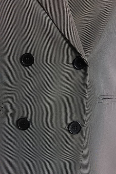 Trendyol Curve Damen Grau Einfarbig Lang Oversize Große Größen Blazer - Image 3