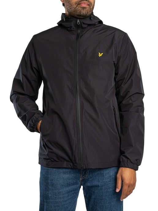 Lyle & Scott Aktive Technische Windjacke, Schwarz - Image 2