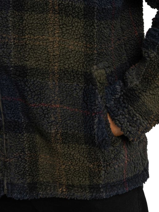 Barbour Fleecejacke Aus Tartan, Braun - Image 4