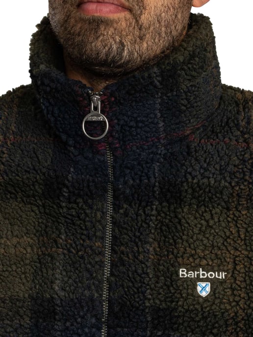 Barbour Fleecejacke Aus Tartan, Braun - Image 5