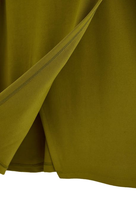 Trendyol Curve Damen Khaki Einfarbig Midi Kurz A-Linie Große Größen Kleid - Image 4