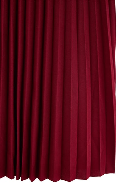 Trendyol Curve Damen Bordeaux Einfarbig Midi Ärmellos Casual A-Linie Große Größen Kleid - Image 3