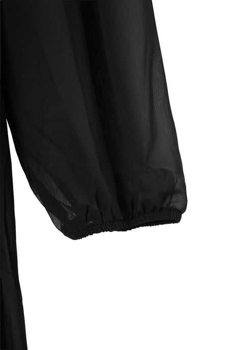 Trendyol Curve Damen Schwarz Einfarbig Midi Lang A-Linie Große Größen Kleid - Image 4