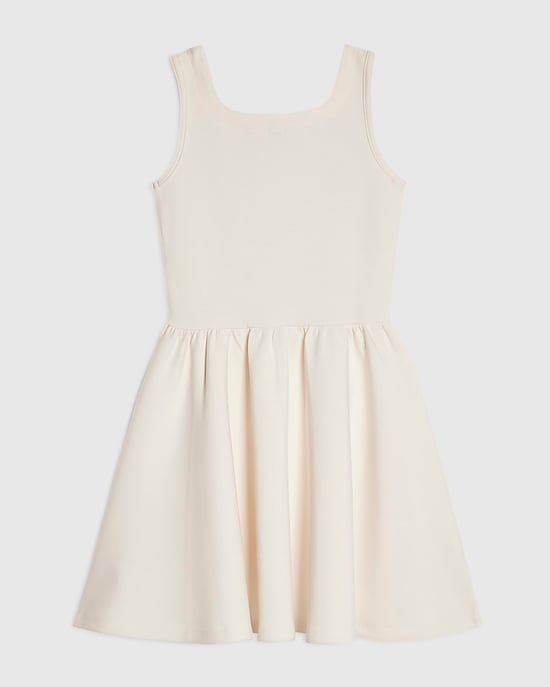 River Island Mädchenkleid Creme Premium Spitzenkleid Ärmellos - Image 4