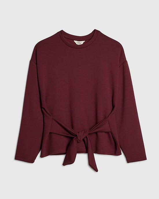 River Island Damenoberteil Petite Rot Premium mit Bindefront - Image 3