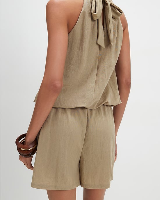 River Island Damen-Shorts Khaki mit Kordelzug - Image 4