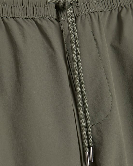 River Island Herren-Cargohose Grün Skinny Fit mit Kordelzug - Image 5