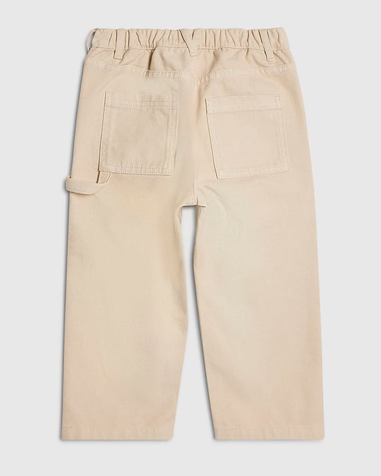River Island Twillhose für Jungen, Beige, Carpenter - Image 4