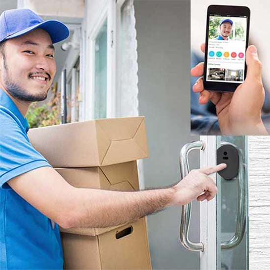 Wireless Smart Camera Doorbell Black - Image 3