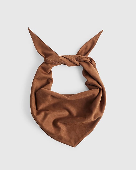 River Island Damenschal Braun Kunstvelours Multi-Wear - Image 2