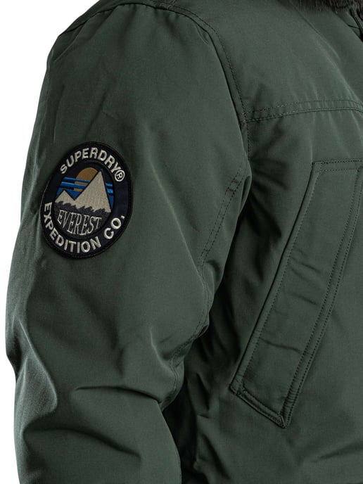 Superdry Everest Kunstpelz-Parkajacke, Grün - Image 6