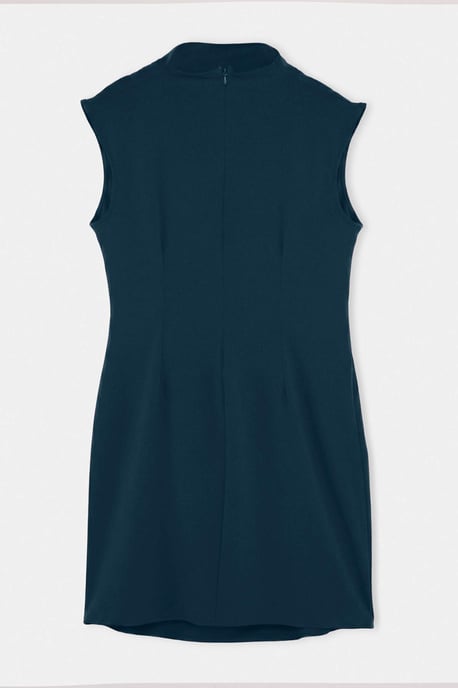 Trendyol Curve Damen Grün Einfarbig Kurz / Mini Ärmellos A-Linie Große Größen Kleid - Image 5